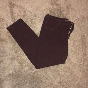 American Eagle brown/purple jegging